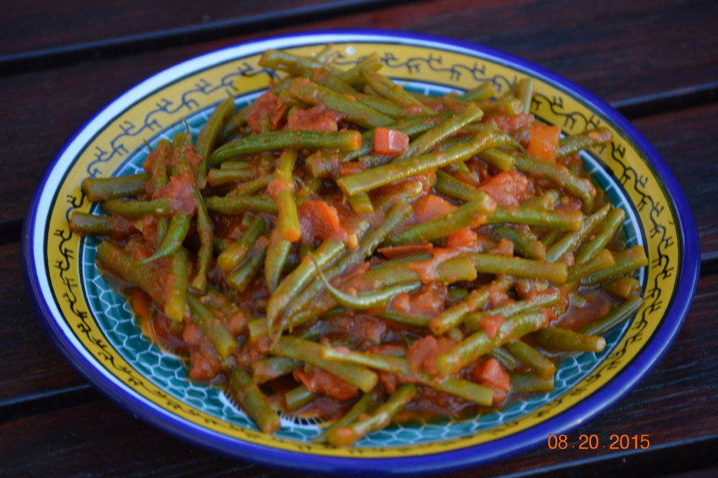 Moroccan Style Green Beans - Vegetating with Leslie