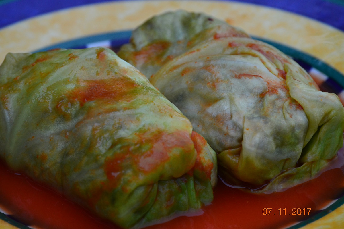 Stuffed Cabbage Rolls for dinner - or anything else you can imagine. Stuffed squash. Stuffed onion. Stuffed grape leaves.